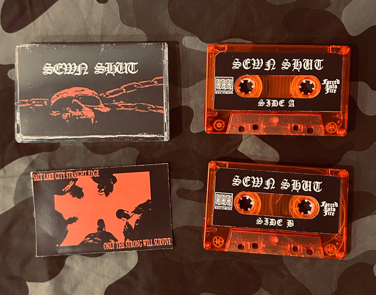 Sewn Shut EP - Limited Red Cassette