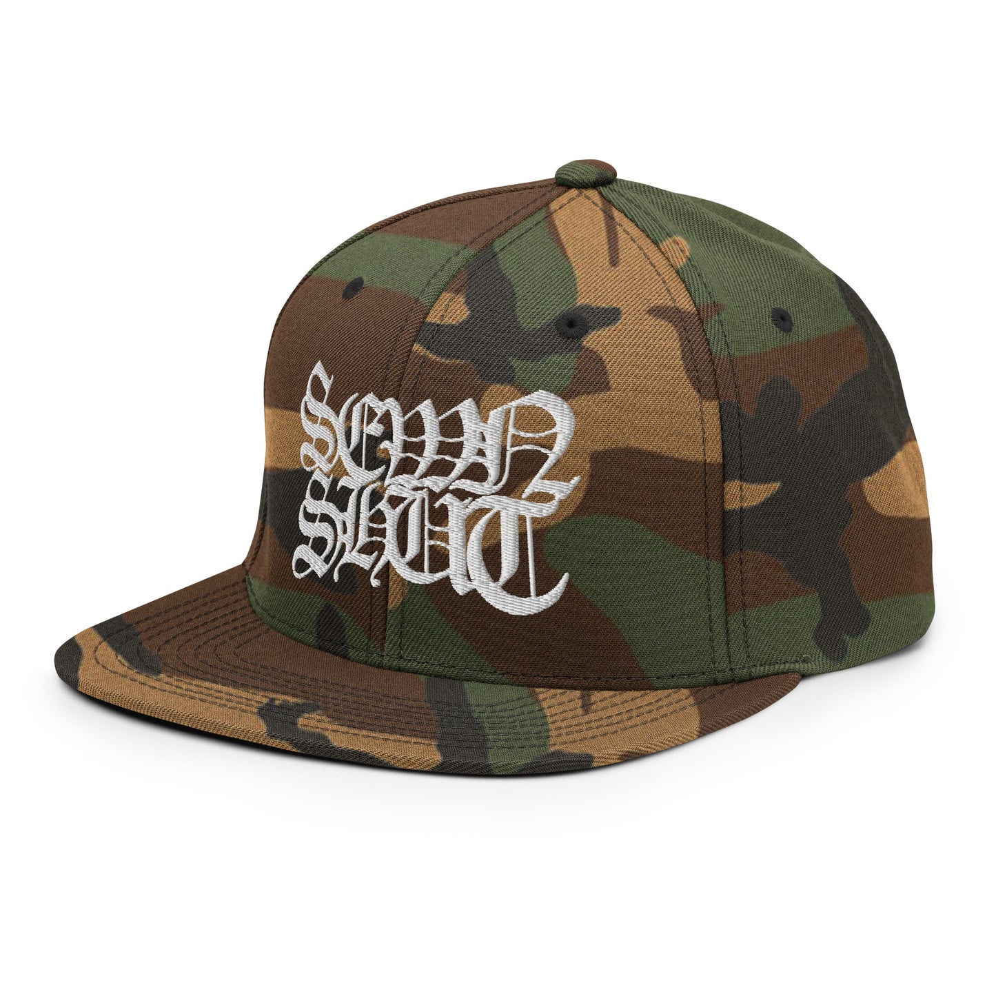 Sewn Shut Snapback Hat