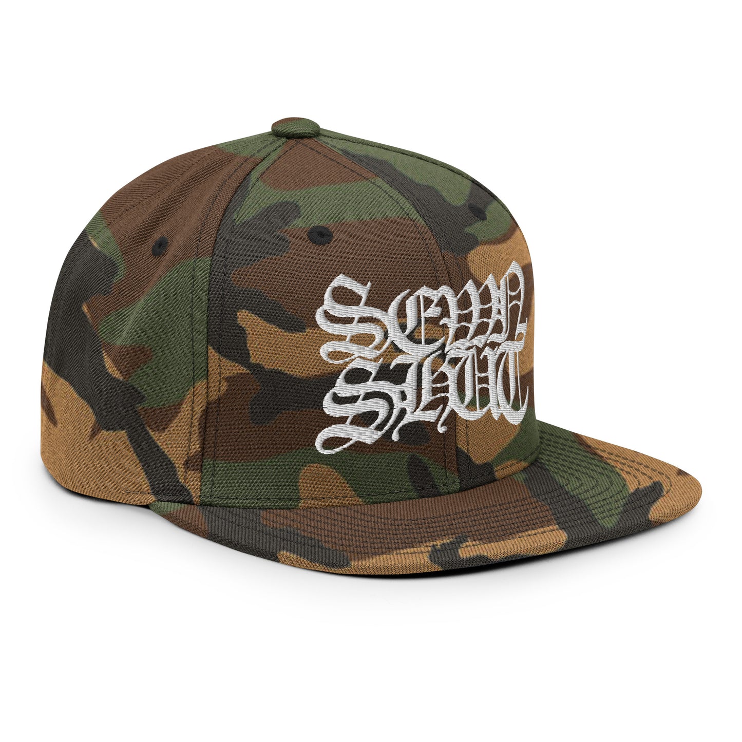 Sewn Shut Snapback Hat